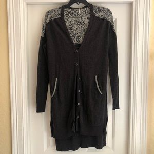 Free People Long Cardigan